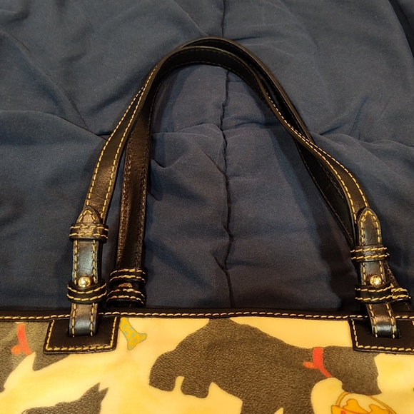 Dooney & Bourke Scottish Terriers/Scottie Dogs Tote Bag shoulder bag purse - Picture 3 of 7